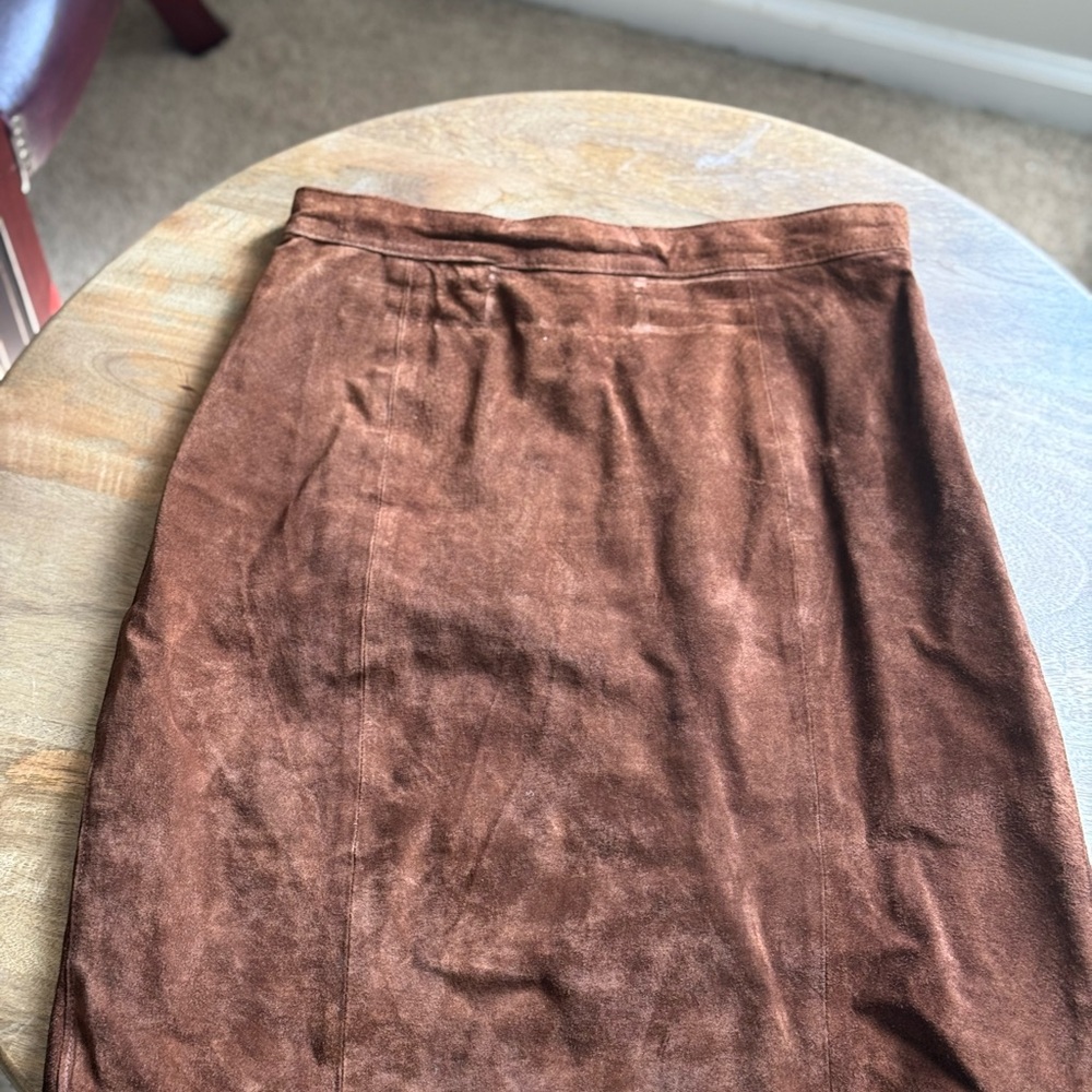 Vintage Leather Skirt